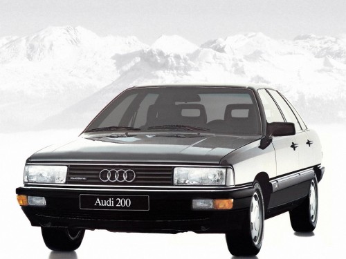 Характеристики автомобиля Audi 200 2.2 MT Turbo quattro (08.1985 - 01.1987): фото, вместимость, скорость, двигатель, топливо, масса, отзывы