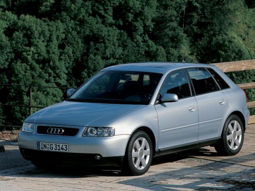 Характеристики автомобиля Audi A3 1.6 AT (09.2000 - 07.2003): фото, вместимость, скорость, двигатель, топливо, масса, отзывы