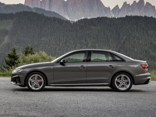 Характеристики автомобиля Audi A4 2.0 35 TFSI S tronic Sport (10.2020 - 12.2022): фото, вместимость, скорость, двигатель, топливо, масса, отзывы