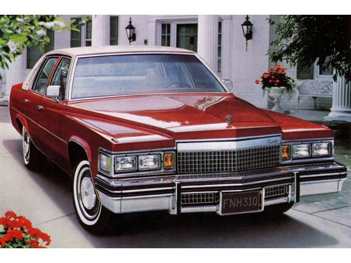 Характеристики автомобиля Cadillac DeVille 7.0 AT Sedan de Ville d Elegance (10.1976 - 09.1979): фото, вместимость, скорость, двигатель, топливо, масса, отзывы