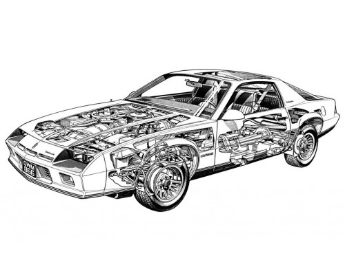Характеристики автомобиля Chevrolet Camaro 2.5 MT Sport Coupe 5-gears (11.1982 - 10.1984): фото, вместимость, скорость, двигатель, топливо, масса, отзывы