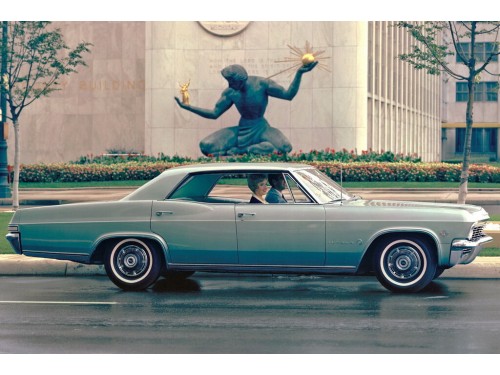 Характеристики автомобиля Chevrolet Impala 5.4 AT Impala Sport Sedan (10.1964 - 09.1965): фото, вместимость, скорость, двигатель, топливо, масса, отзывы