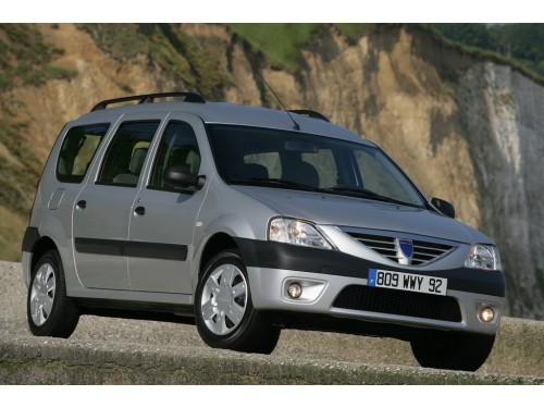 Характеристики автомобиля Dacia Logan MCV 1.5 dCi MT Laureate 7-seats (10.2006 - 02.2009): фото, вместимость, скорость, двигатель, топливо, масса, отзывы