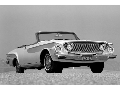Характеристики автомобиля Dodge Dart 5.9 AT Dart 440 Convertible (10.1961 - 09.1962): фото, вместимость, скорость, двигатель, топливо, масса, отзывы