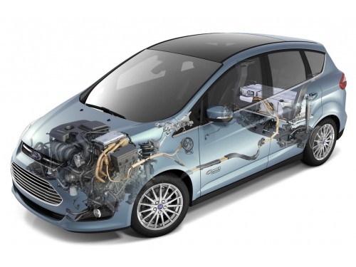 Характеристики автомобиля Ford C-MAX 2.0 CVT Energi Titanium (01.2017 - 11.2017): фото, вместимость, скорость, двигатель, топливо, масса, отзывы