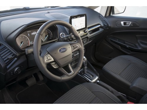 Характеристики автомобиля Ford EcoSport 1.5 MT Trend Plus (05.2018 - 10.2019): фото, вместимость, скорость, двигатель, топливо, масса, отзывы