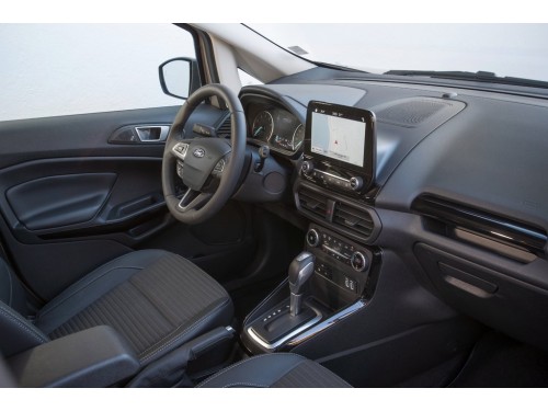 Характеристики автомобиля Ford EcoSport 1.5 MT Trend Plus (05.2018 - 10.2019): фото, вместимость, скорость, двигатель, топливо, масса, отзывы