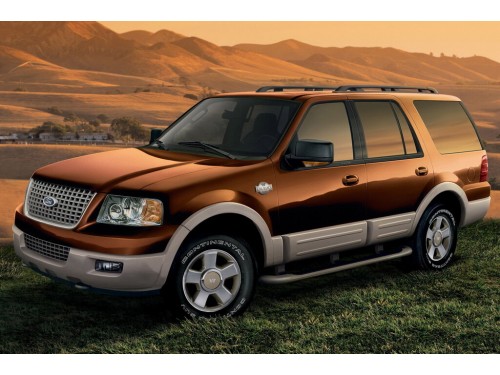 Характеристики автомобиля Ford Expedition 5.4 AT 4WD Eddie Bauer (03.2002 - 05.2003): фото, вместимость, скорость, двигатель, топливо, масса, отзывы