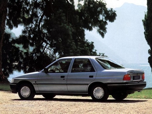Характеристики автомобиля Ford Orion 1.4i MT СLX (09.1990 - 11.1993): фото, вместимость, скорость, двигатель, топливо, масса, отзывы