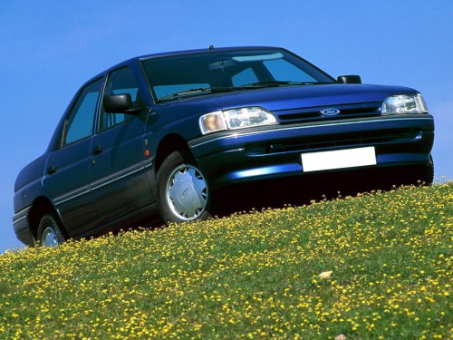 Характеристики автомобиля Ford Orion 1.4i CVT СLX (09.1990 - 11.1993): фото, вместимость, скорость, двигатель, топливо, масса, отзывы