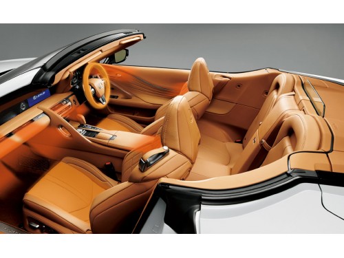 Характеристики автомобиля Lexus LC500 500 Convertible (06.2023 - н.в.): фото, вместимость, скорость, двигатель, топливо, масса, отзывы