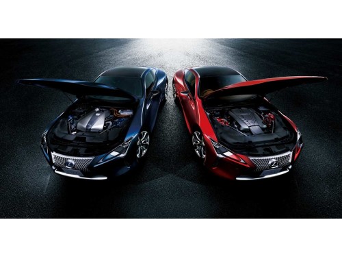 Характеристики автомобиля Lexus LC500h 500h L Package (06.2020 - 10.2021): фото, вместимость, скорость, двигатель, топливо, масса, отзывы