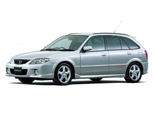 Характеристики автомобиля Mazda Familia S-Wagon 1.5 RS (12.2002 - 03.2004): фото, вместимость, скорость, двигатель, топливо, масса, отзывы