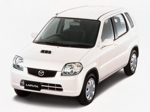 Характеристики автомобиля Mazda Laputa 660 E limited (09.2003 - 01.2006): фото, вместимость, скорость, двигатель, топливо, масса, отзывы