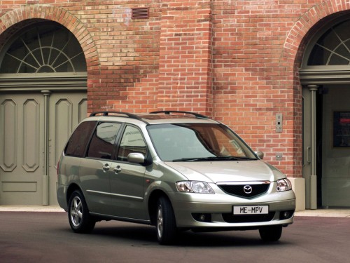 Характеристики автомобиля Mazda MPV 2.5 AT (04.2002 - 09.2003): фото, вместимость, скорость, двигатель, топливо, масса, отзывы