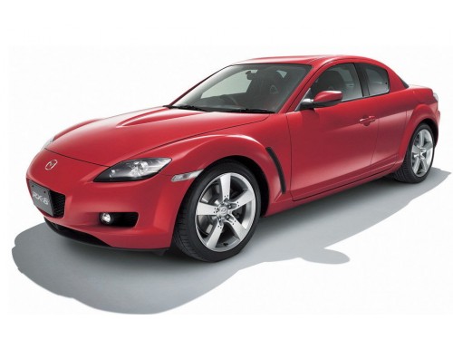 Характеристики автомобиля Mazda RX-8 base model (08.2006 - 02.2008): фото, вместимость, скорость, двигатель, топливо, масса, отзывы