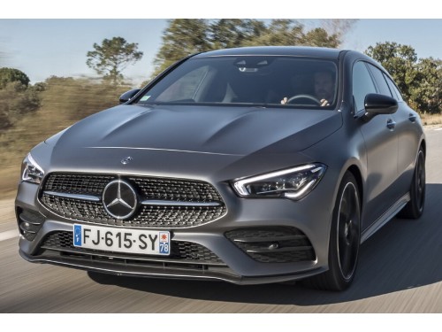 Характеристики автомобиля Mercedes-Benz CLA-Class AMG 45 S DCT 4MATIC+ (08.2019 - 04.2023): фото, вместимость, скорость, двигатель, топливо, масса, отзывы