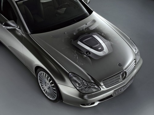 Характеристики автомобиля Mercedes-Benz CLS-Class CLS 63 AMG AT (04.2006 - 01.2008): фото, вместимость, скорость, двигатель, топливо, масса, отзывы