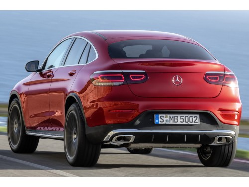 Характеристики автомобиля Mercedes-Benz GLC Coupe GLC 200d AMG Line Plus (05.2019 - 04.2023): фото, вместимость, скорость, двигатель, топливо, масса, отзывы