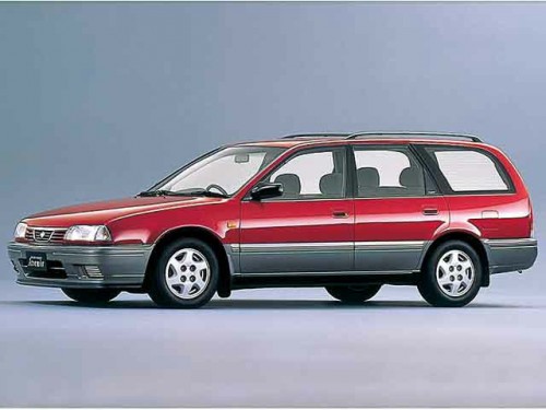Характеристики автомобиля Nissan Avenir 1.8 Type bi exterior pack (11.1994 - 07.1995): фото, вместимость, скорость, двигатель, топливо, масса, отзывы