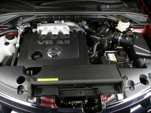 Характеристики автомобиля Nissan Murano 3.5 CVT AWD (11.2002 - 11.2007): фото, вместимость, скорость, двигатель, топливо, масса, отзывы