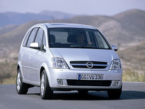 Характеристики автомобиля Opel Meriva 1.4 MT Essentia (05.2003 - 06.2006): фото, вместимость, скорость, двигатель, топливо, масса, отзывы