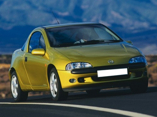 Характеристики автомобиля Opel Tigra 1.6I MT Sport (08.1999 - 09.2000): фото, вместимость, скорость, двигатель, топливо, масса, отзывы
