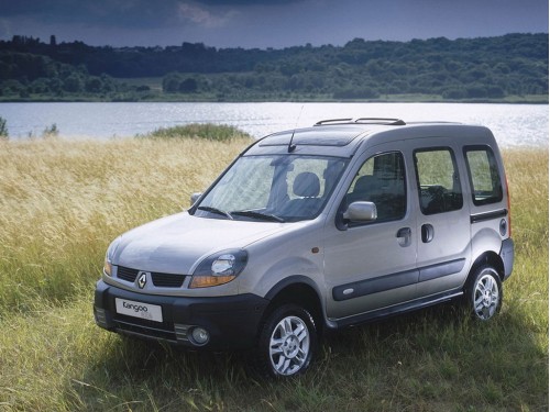 Характеристики автомобиля Renault Kangoo 1.5 dCi 65 MT Expression (04.2003 - 12.2005): фото, вместимость, скорость, двигатель, топливо, масса, отзывы
