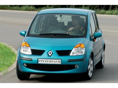 Характеристики автомобиля Renault Modus 1.5 dCi ESP FAP MT Initiale (07.2006 - 07.2007): фото, вместимость, скорость, двигатель, топливо, масса, отзывы