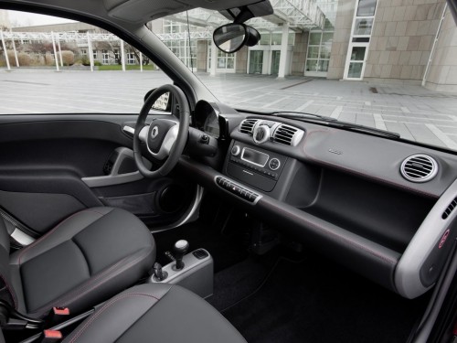 Характеристики автомобиля Smart Fortwo 1.0 T AMT Passion (07.2012 - 11.2015): фото, вместимость, скорость, двигатель, топливо, масса, отзывы