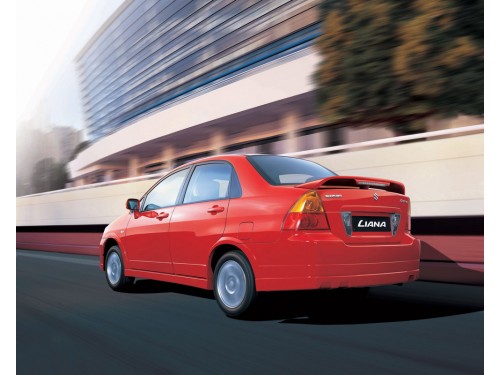 Характеристики автомобиля Suzuki Liana 1.4 DDiS MT Comfort (09.2004 - 12.2005): фото, вместимость, скорость, двигатель, топливо, масса, отзывы