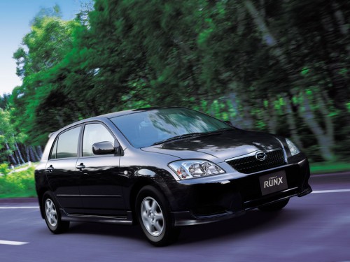 Характеристики автомобиля Toyota Corolla Runx 1.5 X Aero Tourer 4WD (09.2002 - 03.2004): фото, вместимость, скорость, двигатель, топливо, масса, отзывы