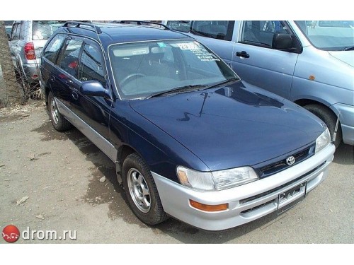 Характеристики автомобиля Toyota Corolla 1.5 touring wagon G touring (05.1996 - 04.1997): фото, вместимость, скорость, двигатель, топливо, масса, отзывы