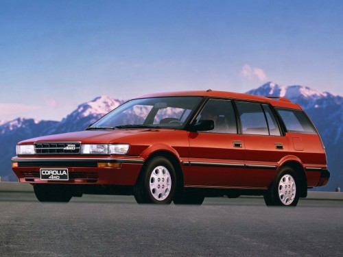 Характеристики автомобиля Toyota Corolla 1.6 AT Dlx Alltrack (09.1990 - 01.1991): фото, вместимость, скорость, двигатель, топливо, масса, отзывы