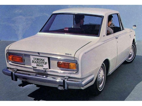 Характеристики автомобиля Toyota Corona Toyopet Corona Hardtop (07.1965 - 05.1966): фото, вместимость, скорость, двигатель, топливо, масса, отзывы