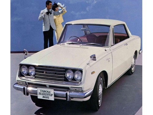 Характеристики автомобиля Toyota Corona Toyopet Corona Hardtop (07.1965 - 05.1966): фото, вместимость, скорость, двигатель, топливо, масса, отзывы