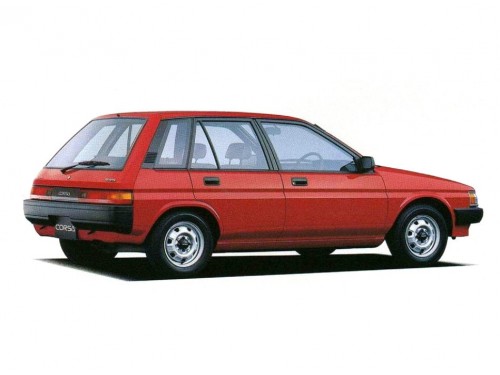 Характеристики автомобиля Toyota Corsa 1.5 EX (05.1986 - 04.1988): фото, вместимость, скорость, двигатель, топливо, масса, отзывы