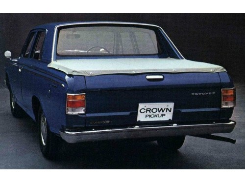 Характеристики автомобиля Toyota Crown Double Seat Pickup (09.1967 - 08.1969): фото, вместимость, скорость, двигатель, топливо, масса, отзывы