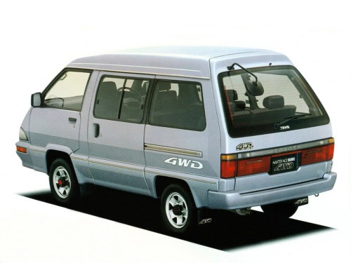 Характеристики автомобиля Toyota Master Ace Surf 1.8 SW high roof (08.1988 - 12.1991): фото, вместимость, скорость, двигатель, топливо, масса, отзывы