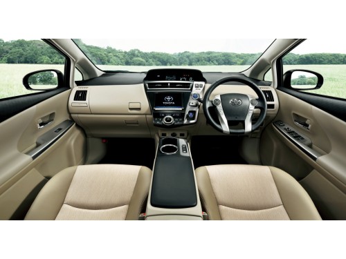 Характеристики автомобиля Toyota Prius Alpha 1.8 G Touring Selection 7 seater (11.2014 - 04.2016): фото, вместимость, скорость, двигатель, топливо, масса, отзывы