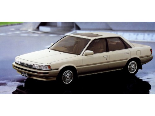 Характеристики автомобиля Toyota Vista 1800 VL Extra (08.1986 - 07.1988): фото, вместимость, скорость, двигатель, топливо, масса, отзывы